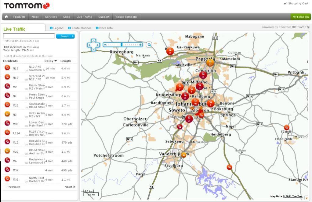 TomTom launches the world’s most accurate live traffic map GPS