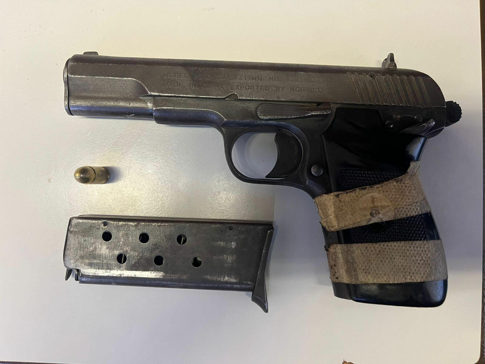 Suspects arrested for unlawful possession of an unlicensed firearm and ...